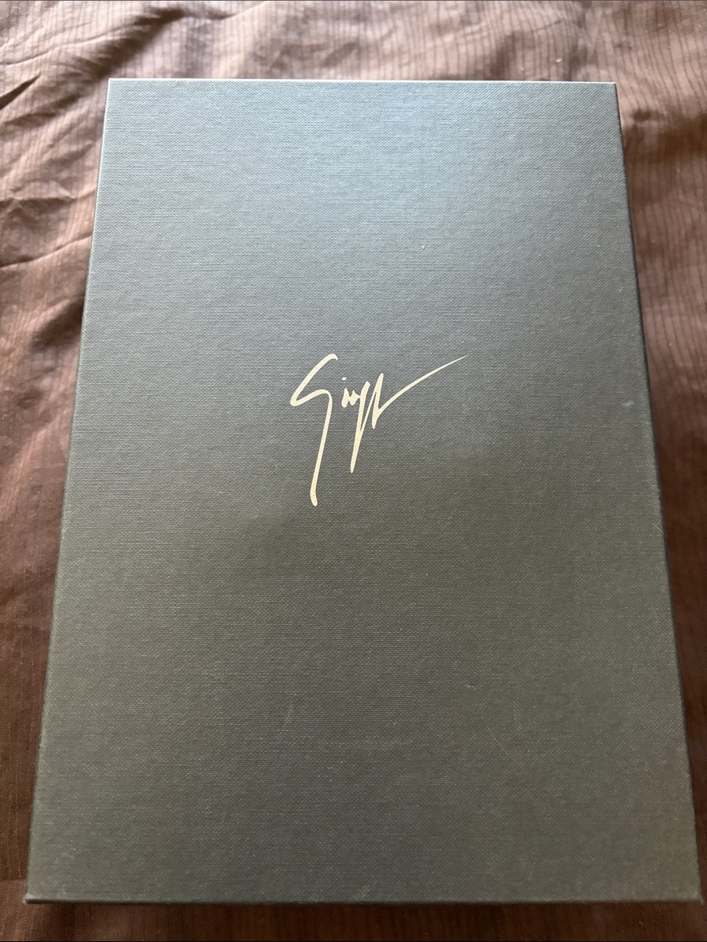 Giuseppe Zanotti Black Box with Gold Signature